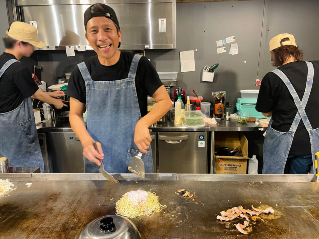 米子市末広町の広島KENTA 府中焼き&鉄板焼き