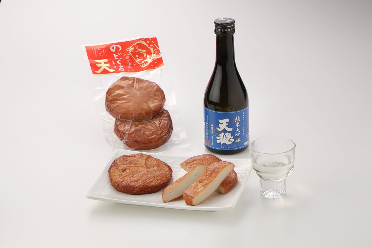 【板倉酒造】天穏 純米大吟醸 佐香錦、【寿山商店】大判のどぐろ天